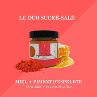 Miel & Piment d'Espelette - Les p'tites Apicultrices