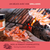 Miel & Piment d'Espelette - Les p'tites Apicultrices
