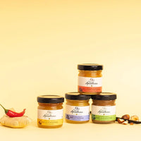 Pack Dégustation 4x50g - Les p'tites Apicultrices