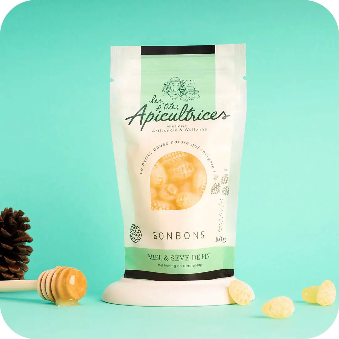 Bonbons saveurs sève de pin