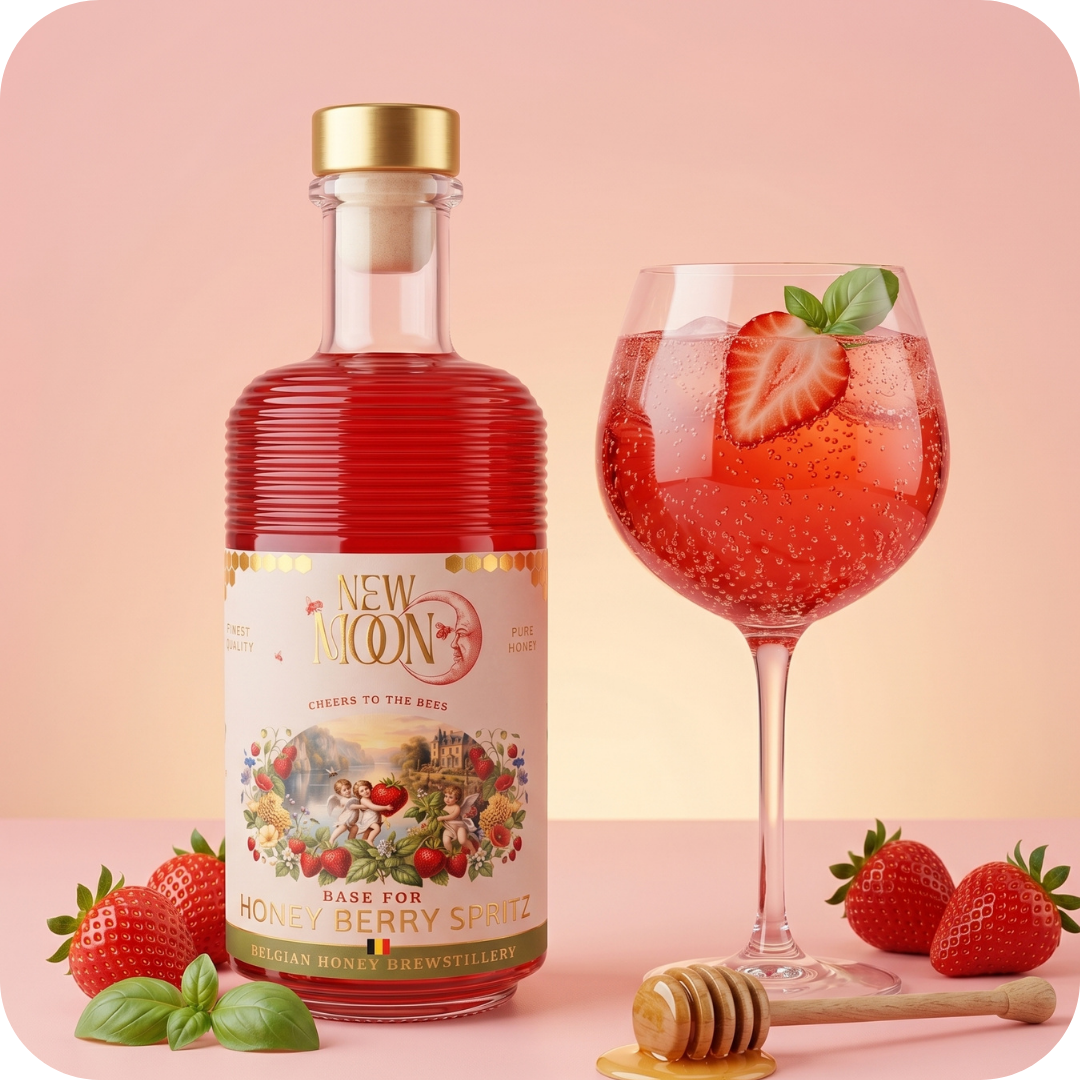 Spritz Honing & Aardbei-Basilicum