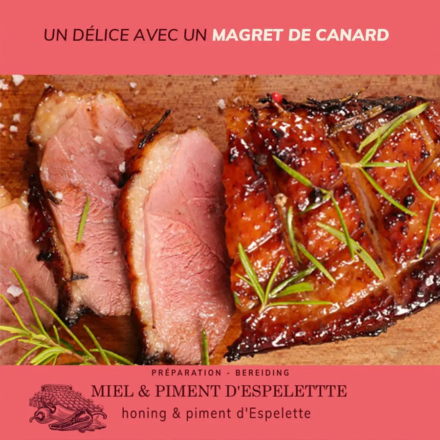 Miel & Piment d'Espelette - Les p'tites Apicultrices