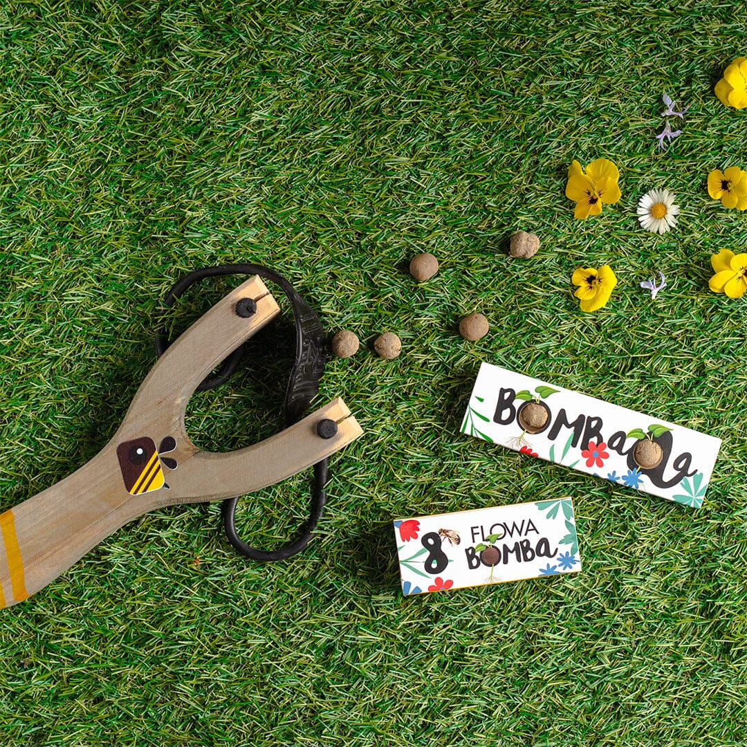 Kit lance-pierres Flowa Bomba - Les p&